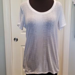 Lululemon white tshirt size 8 long EUC